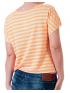 short sleeve sort striped orange T-Shirt