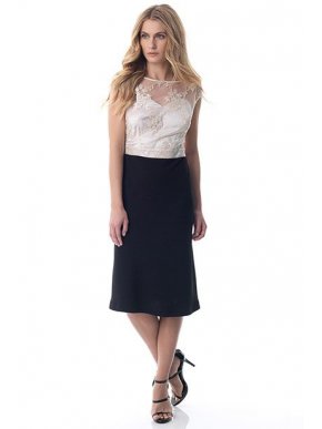 More about VENER Sleeveless dress with lace