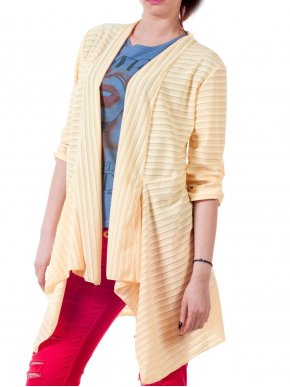 More about Asymmetric translucent cardigan,