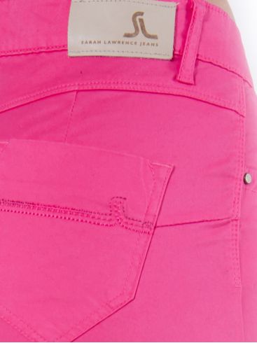 SARAH LAWRENCE Γυναικείο ρόζ ψιλοκάβαλο ελαστικό παντελόνι καπαρντίνας