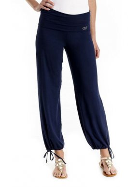 More about BRAVO Women's navy blue elastic pants