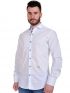 STEFAN Ανδρικό slim fit πουκάμισο, μεταλλικό λογότυπο, Ιταλικός σχεδιασμός