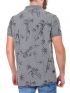 BASEHIT Ανδρική πικέ πόλο μπλούζα , PSB1770-GD-PR15 Grey
