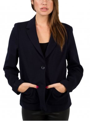 BRAVO Women's black crepe jacket