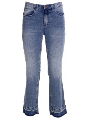 More about ZUIKI Italian women's blue crotch denim stable jeans