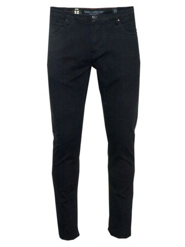 VAN HIPSTER Ανδρικό σκούρο μπλέ ελαστικό παντελόνι τζιν