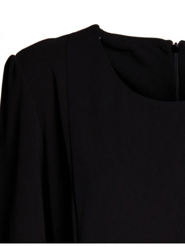 GR FASHION Ελαστικό μαύρο φόρεμα