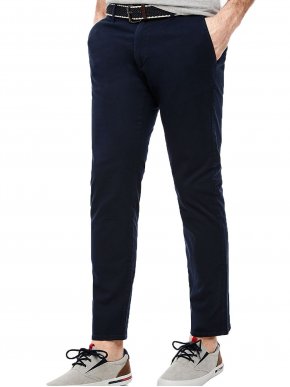 S.OLIVER Men's blue navy rubber trousers