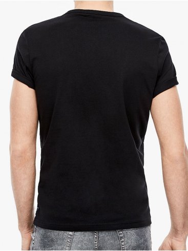 S.OLIVER Ανδρικό μαύρο μπλουζάκι t-shirt
