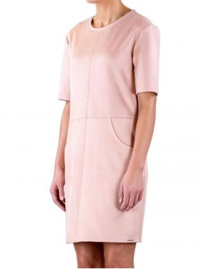 More about RINO PELLE Pink short sleeve dress. OVED.700S20 Rose Dauwn.