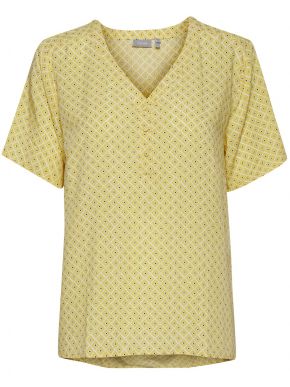 More about FRANSA Women's yellow short sleeve shirt 20607563.