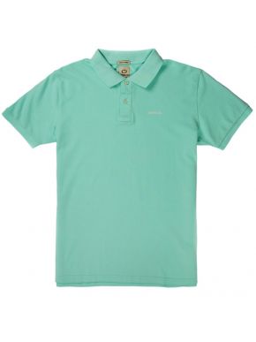 More about BASEHIT Men's bright green pique polo shirt,  EM35.69 TURQUOISE