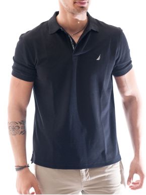 NAUTICA Ανδρικό μαύρο μπλουζάκι big & tall ZY8101-OTB True Black