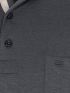REDMOND Ανδρική γκρί κοντομάνικη άνετη πικέ πόλο μπλούζα, casual fit, superior quality. 100% Βαμβάκι.