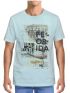 FORESTAL MAN Ανδρικό aqua κοντομάνικο μπλουζάκι t-shirt