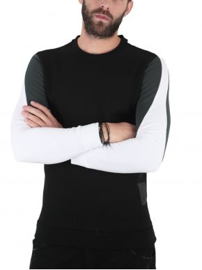 More about STEFAN Men's black and white long sleeve sweatshirt