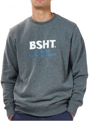 More about BASEHIT Men's sweatshirt. 202.BM20.18 Dark Gray.