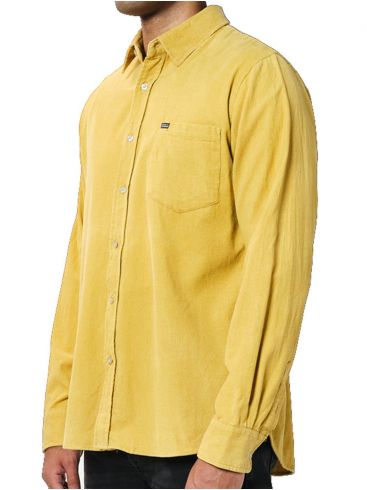 EMERSON Ανδρικό κοτιλέ πουκάμισο, τσέπη. 202.EM60.10A Ochre