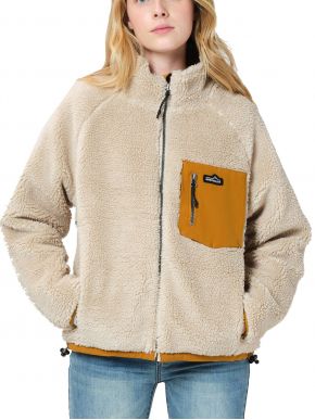 More about EMERSON Women's fleece jacket. 202.EW17.33_BEIGE OCHRE.