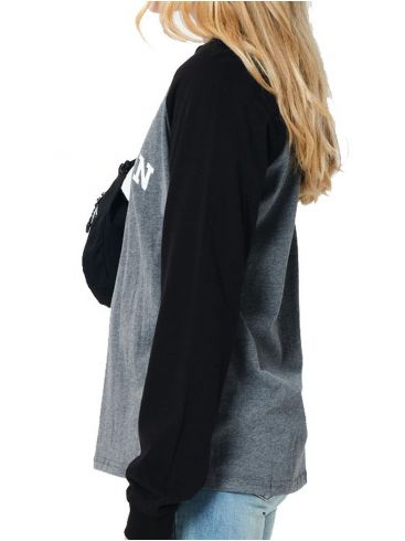 EMERSON Γυναικεία μακρυμάνικη μπλούζα 202.EW31.29 DARK-GREY BLACK