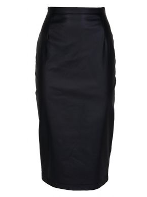 ZINO JORDAN Black high waist pencil skirt