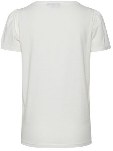 FRANSA Γυναικείο κοντομάνικο λευκό μπλουζάκι. 20608803