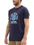 BASEHIT Mens pique polo shirt, blue. PSB1770GT-PR15Blue