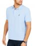 NAUTICA Ανδρικό γαλάζιο κοντομάνικο μπλουζάκι πόλο πικέ K41050