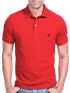 NAUTICA Ανδρικό κόκκινο κοντομάνικο μπλουζάκι πόλο πικέ K41050 6NR NAUT RED