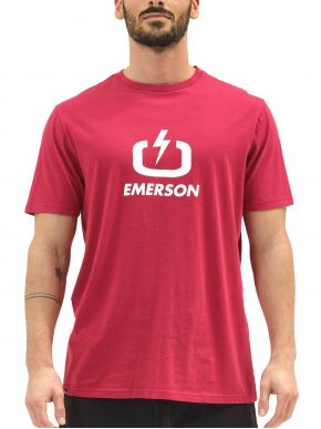 EMERSON Ανδρικό κόκκινο T-Shirt 211.EM33.01 Red