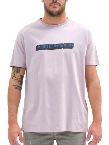EMERSON Ανδρικό T-Shirt 211.EM33.14 COOL PINK