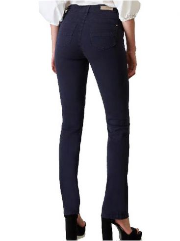 SARAH LAWRENCE Blue black ελαστικό ψηλόμεσο παντελόνι τζιν