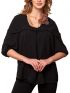 ANNA RAXEVSKY Γυναικεία μαύρη μπλούζα VB21100 BLACK