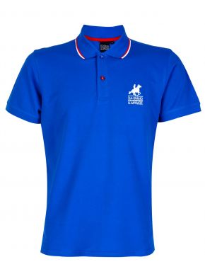 More about US GRAND POLO Men's blue short sleeve pique polo shirt. USP 063 Azzuro