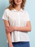 ANNA RAXEVSKY Γυναικείο κηπούρ κοντομάνικο πουκάμισο Z21105