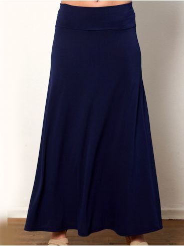 ANNA RAXEVSKY Γυναικείο μπλέ μάξι φούστα F21100 BLUE