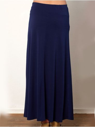 ANNA RAXEVSKY Γυναικείο μπλέ μάξι φούστα F21100 BLUE