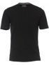 REDMOND Ανδρικό μαύρο κοντομάνικο T-Shirt, regular fit