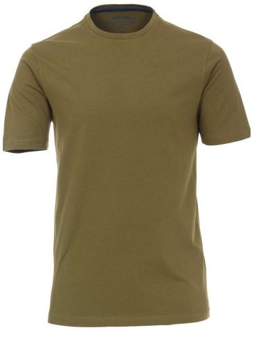 REDMOND Ανδρικό λαδί κοντομάνικο T-Shirt, regular fit