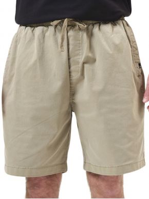 BASEHIT Men beige elastic shorts 211.BM48.96