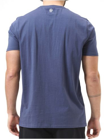 BASEHIT Ανδρικό μπλέ κοντομάνικο T-Shirt 211.BM33.67 Blue