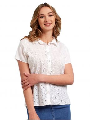 More about ANNA RAXEVSKY Women short sleeve shirt  Z21105.