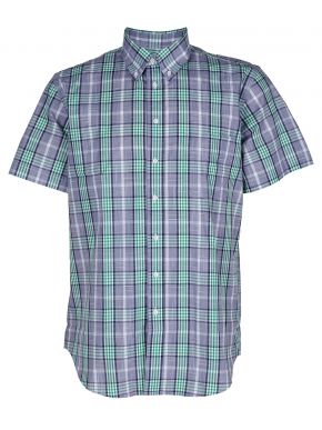 More about NEW YORK TAYLORS Men's green plaid long sleeve shirt