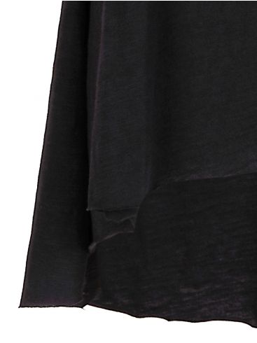 FEMALE elastic midi black dress with lace