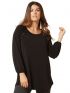 ANNA RAXEVSKY Γυναικεία μπορντό πλεκτή μπλούζα B20237 BORDO