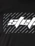 STEFAN Ανδρικό μαύρο κοντομάνικο μπλουζάκι T-Shirt 3500