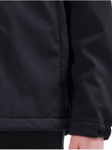 BASEHIT Γυναικείο μαύρο αδιάβροχο μπουφάν, φλίς εσωτερικά 20-212.BW11.119A BLACK
