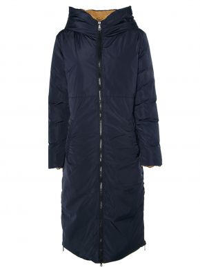 RINO PELLE Women's navy blue warm double-sided jacket. Keila 700W21.