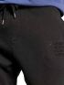 FUNKY BUDDHA Ανδρικό μαύρο φούτερ παντελόνι φόρμας FBM002-031-02 Black