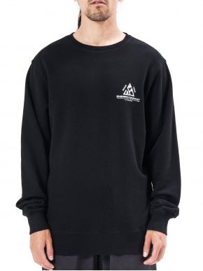EMERSON Men's black sweatshirt. 212.EM20.39 Black.